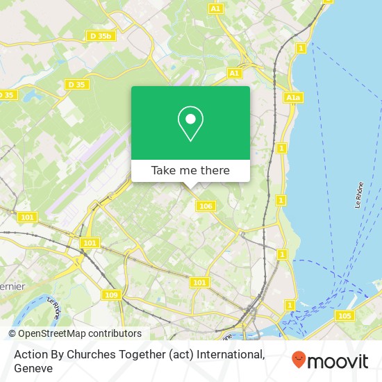 Action By Churches Together (act) International map