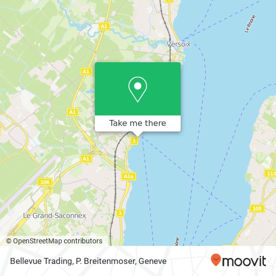 Bellevue Trading, P. Breitenmoser map
