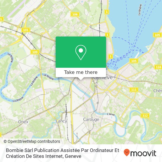 Bombie Sàrl Publication Assistée Par Ordinateur Et Création De Sites Internet Karte