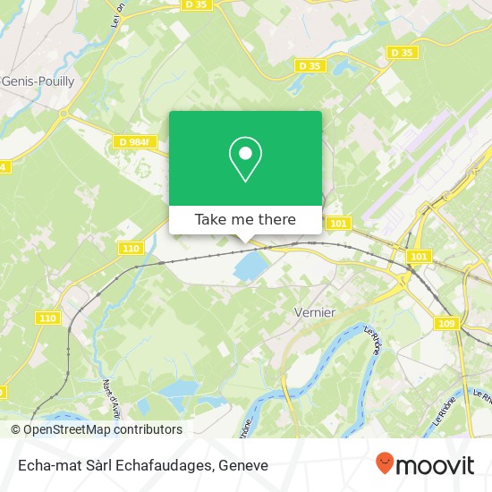 Echa-mat Sàrl Echafaudages map
