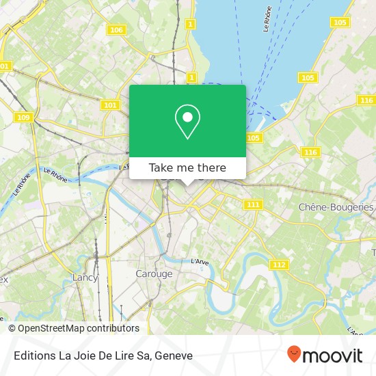 Editions La Joie De Lire Sa map