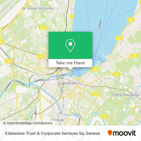 Edelweiss Trust & Corporate Services Sa map