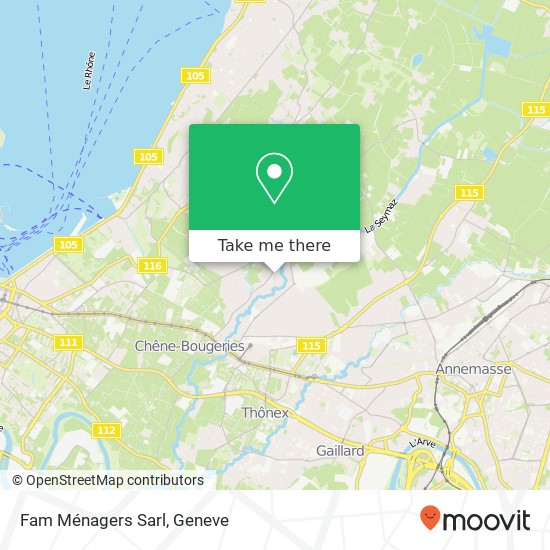 Fam Ménagers Sarl map