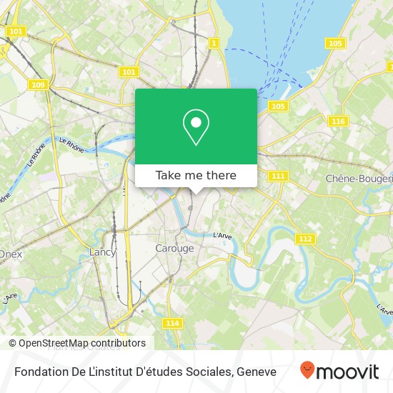 Fondation De L'institut D'études Sociales map