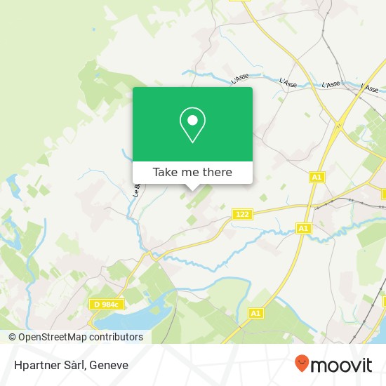 Hpartner Sàrl map