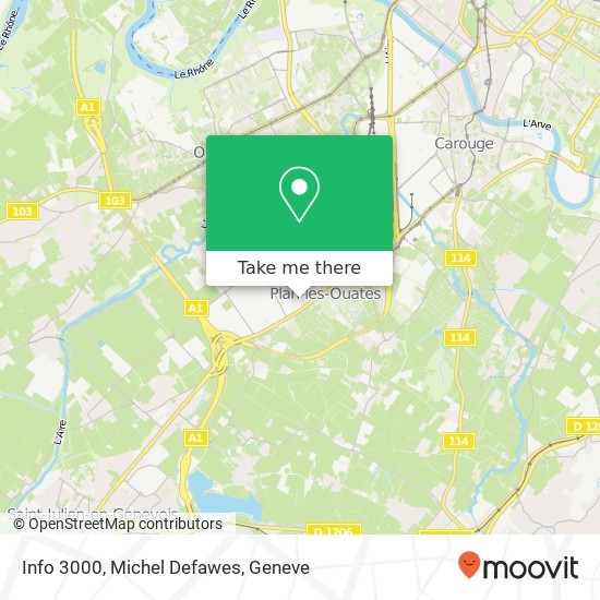 Info 3000, Michel Defawes map