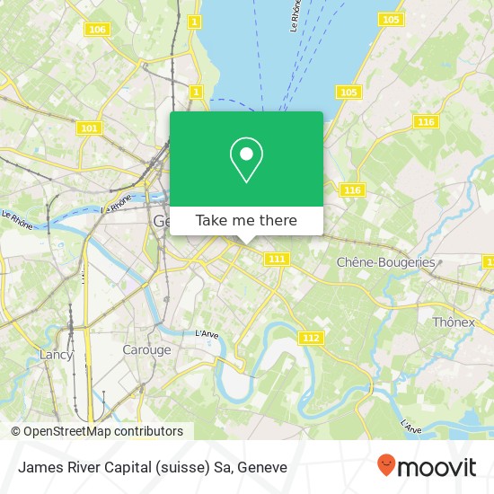 James River Capital (suisse) Sa map