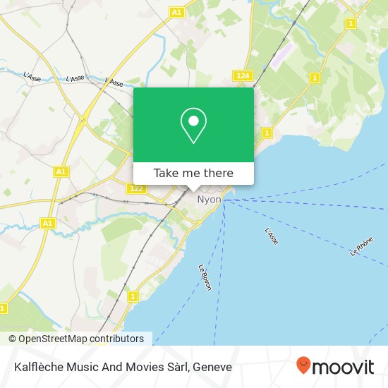 Kalflèche Music And Movies Sàrl map