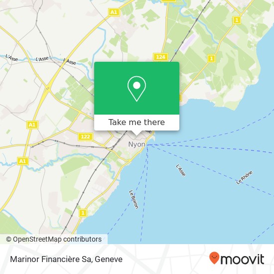 Marinor Financière Sa map