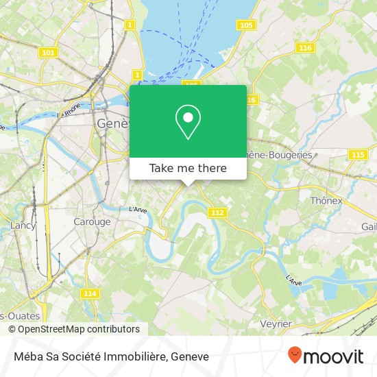 Méba Sa Société Immobilière map