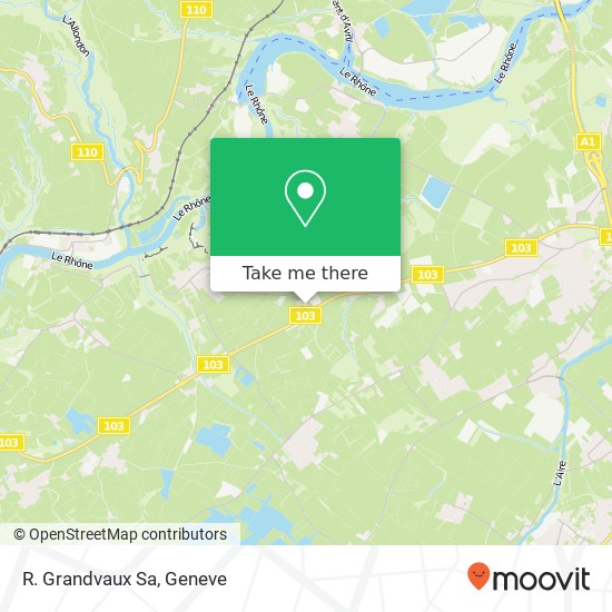 R. Grandvaux Sa map