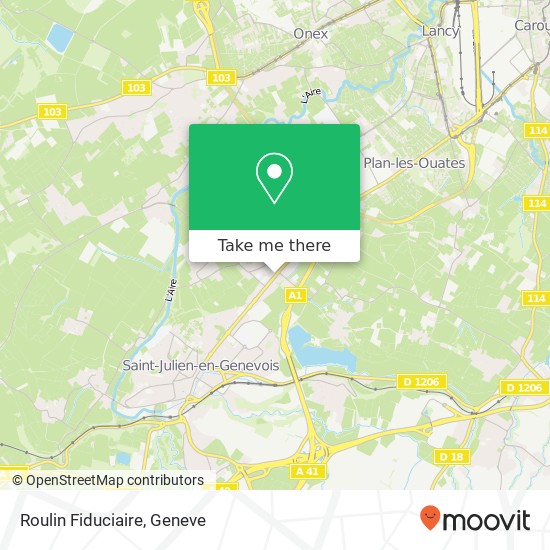 Roulin Fiduciaire map