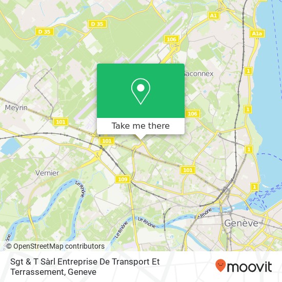 Sgt & T Sàrl Entreprise De Transport Et Terrassement Karte