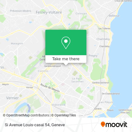 Si Avenue Louis-casaï 54 map