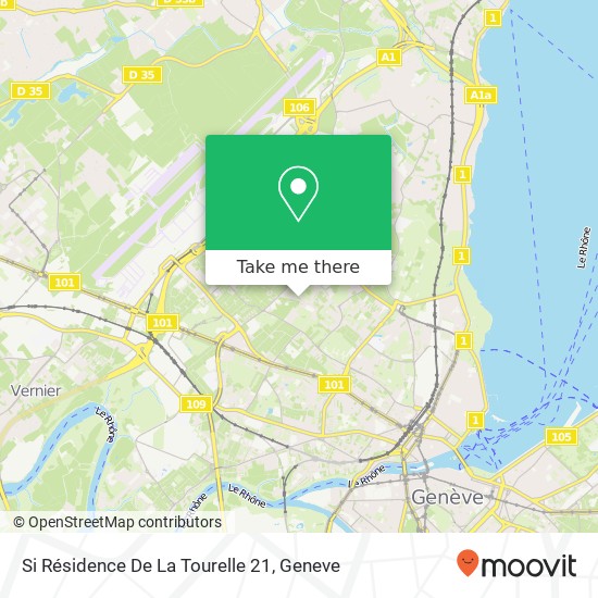 Si Résidence De La Tourelle 21 map