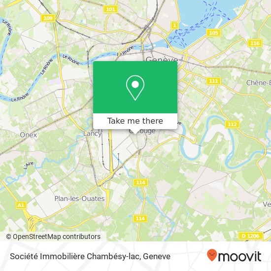 Société Immobilière Chambésy-lac map