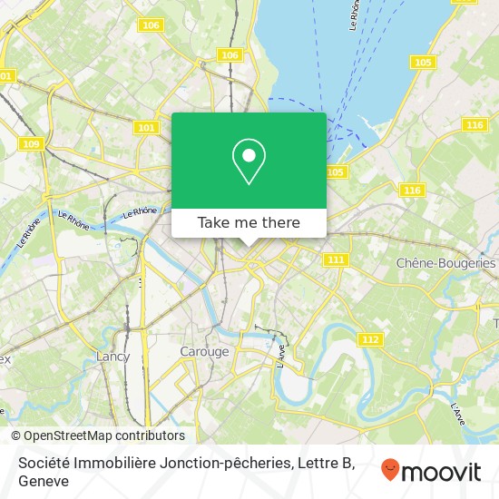 Société Immobilière Jonction-pêcheries, Lettre B map
