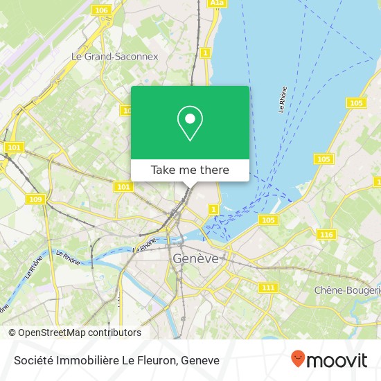 Société Immobilière Le Fleuron Karte
