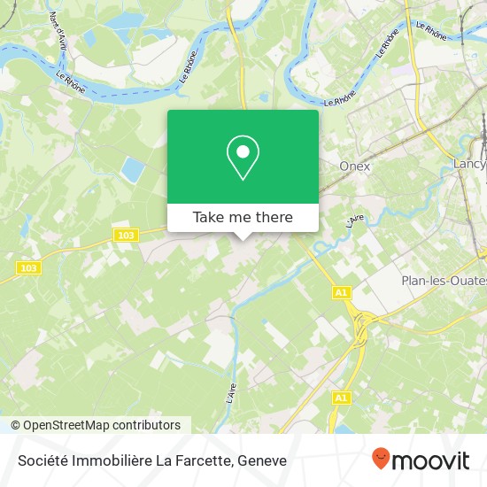 Société Immobilière La Farcette map