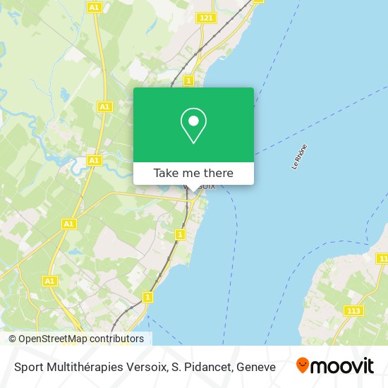 Sport Multithérapies Versoix, S. Pidancet map
