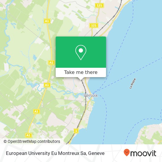 European University Eu Montreux Sa map