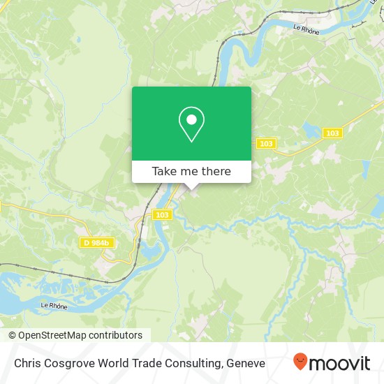 Chris Cosgrove World Trade Consulting map