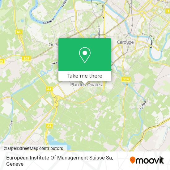 European Institute Of Management Suisse Sa map