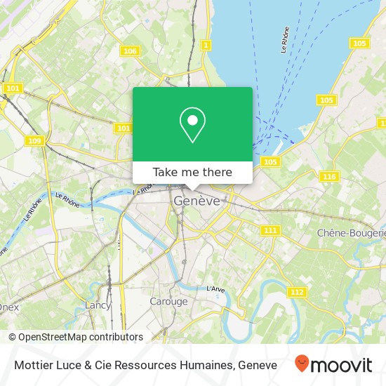 Mottier Luce & Cie Ressources Humaines Karte