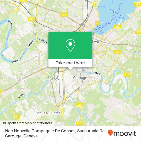 Ncc Nouvelle Compagnie De Conseil, Succursale De Carouge map