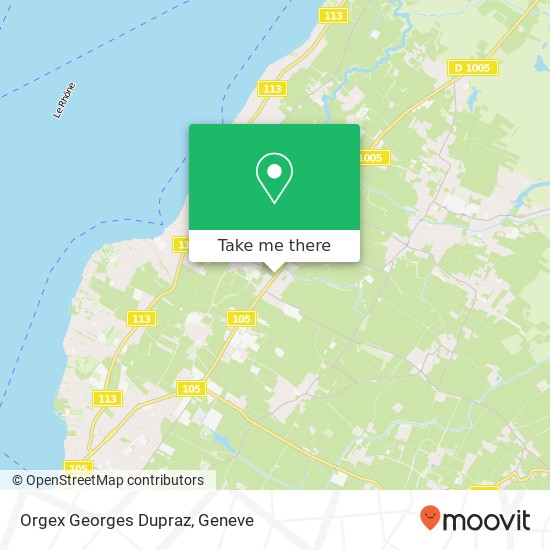 Orgex Georges Dupraz map
