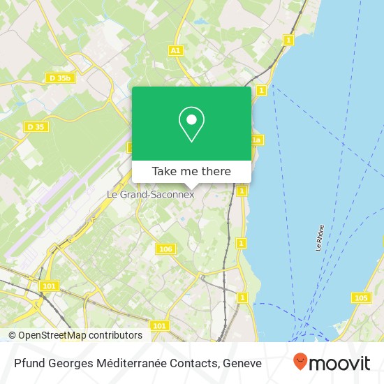 Pfund Georges Méditerranée Contacts Karte