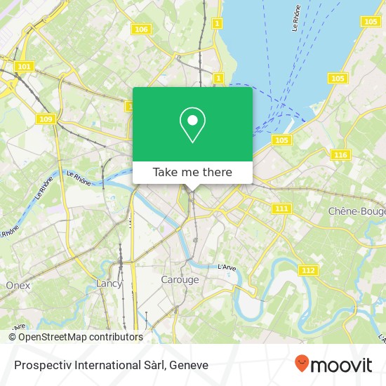 Prospectiv International Sàrl map