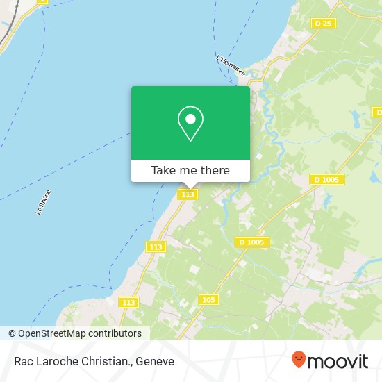 Rac Laroche Christian. map