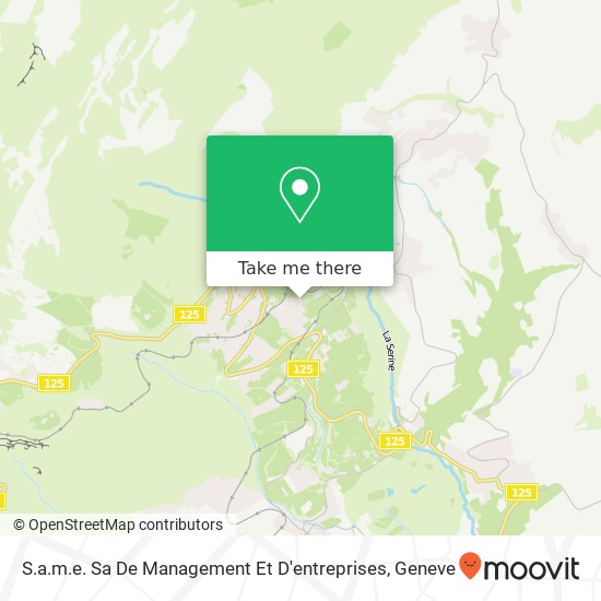 S.a.m.e. Sa De Management Et D'entreprises map
