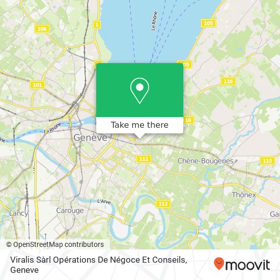 Viralis Sàrl Opérations De Négoce Et Conseils map