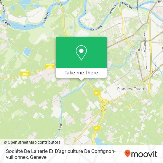 Société De Laiterie Et D'agriculture De Confignon-vuillonnex map