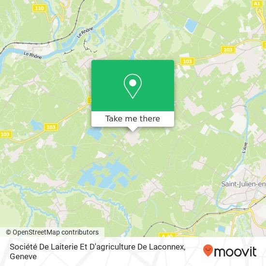 Société De Laiterie Et D'agriculture De Laconnex Karte