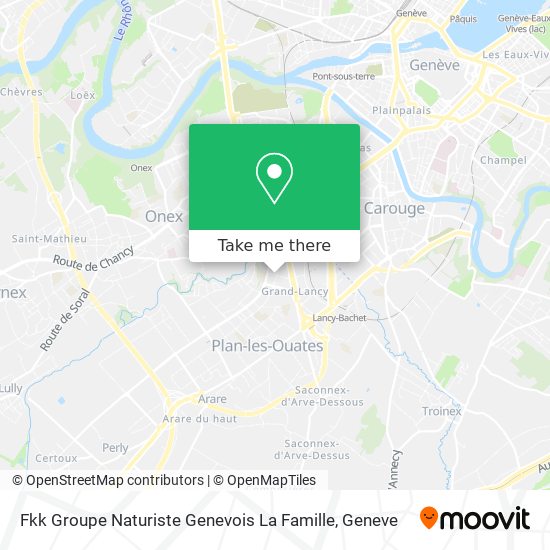 Fkk Groupe Naturiste Genevois La Famille map