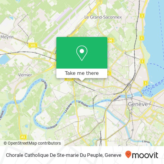Chorale Catholique De Ste-marie Du Peuple map