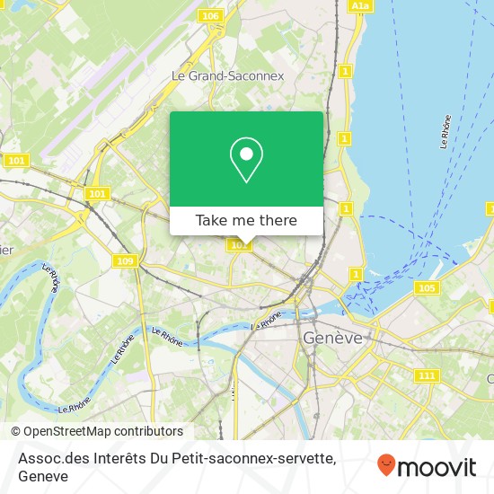 Assoc.des Interêts Du Petit-saconnex-servette map