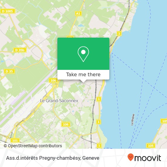Ass.d.intérêts Pregny-chambésy map