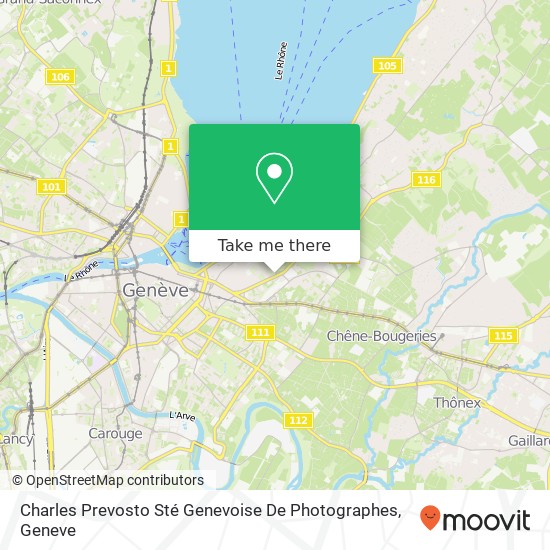 Charles Prevosto Sté Genevoise De Photographes Karte