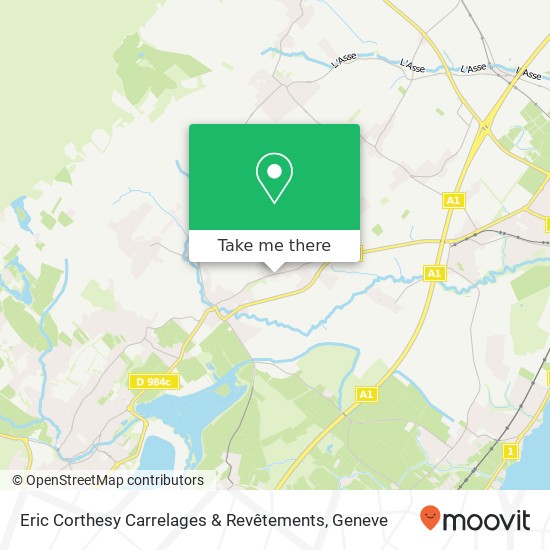 Eric Corthesy Carrelages & Revêtements map