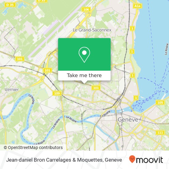 Jean-daniel Bron Carrelages & Moquettes map