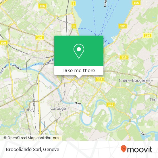 Broceliande Sàrl map