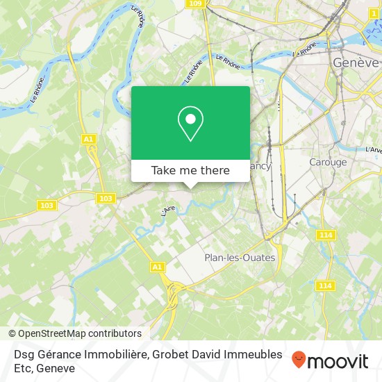 Dsg Gérance Immobilière, Grobet David Immeubles Etc map