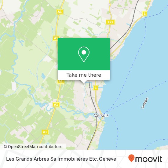 Les Grands Arbres Sa Immobilières Etc map