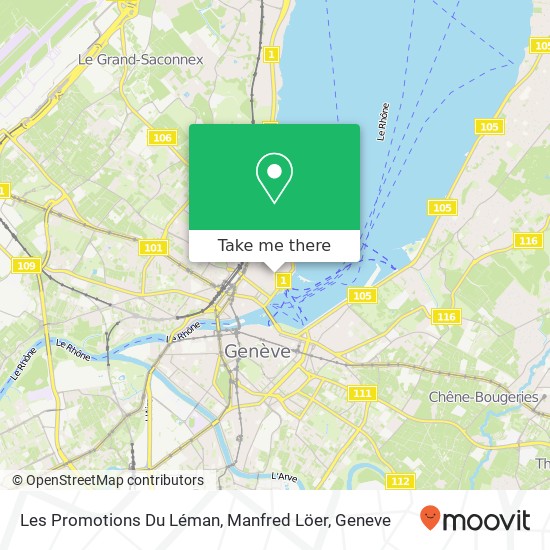 Les Promotions Du Léman, Manfred Löer map