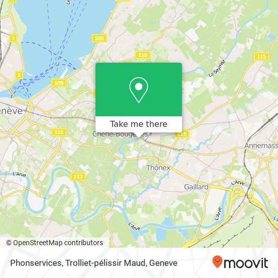 Phonservices, Trolliet-pélissir Maud map