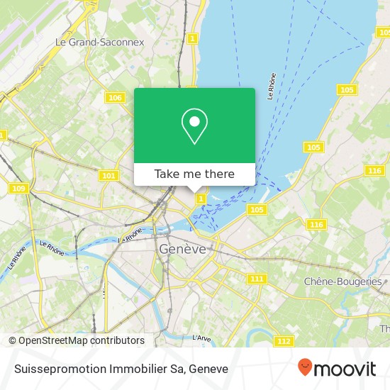 Suissepromotion Immobilier Sa map